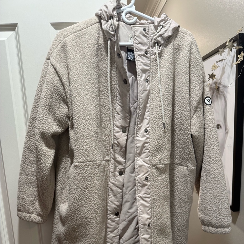 Vuori fuzzy long  coat -M